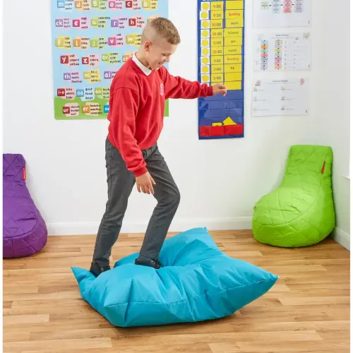 Wabbly Core Stability & Balance Foam Cube Filled Cushion - 100 x 100cm - Each