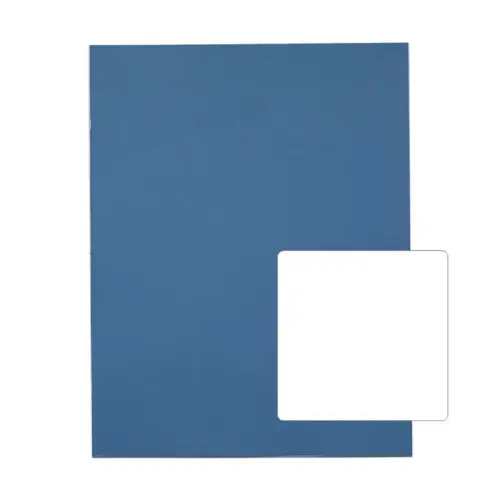Rhino A3+/443 x 345mm Blue Cover Plain Page Workbook/Floor/Exercise Book- 40 Page - Pack of 30