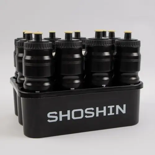 Shoshin Water Bottles & Carrier - 750ml - Pack of 11 (10 Bottles + Carrier)