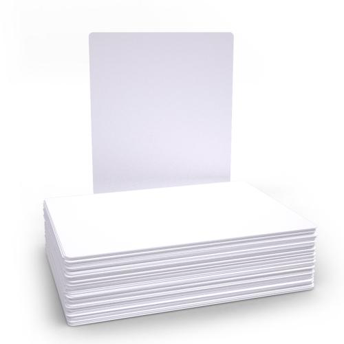 Show-me Basics A4/297 x 210mm Lightweight Plain/Plain Flexible Whiteboards - 650microns - Pack of 100