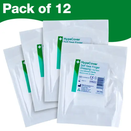 HSE Wound Finger Dressing - 35 x 35mm - Pack of 12
