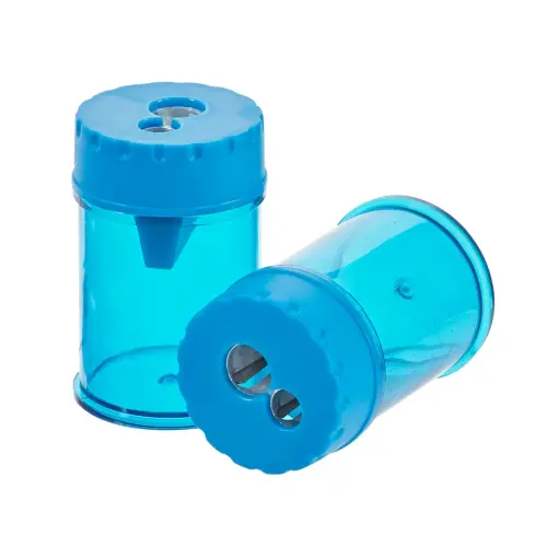 Double Hole Barrel/Canister Pencil Sharpeners - Pack of 10