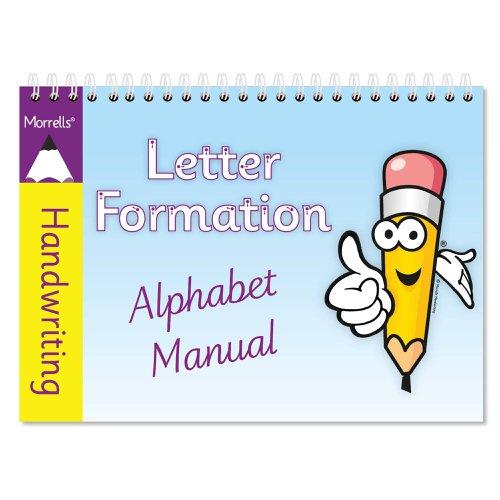 Morrells A5/210 x 148mm Spiral Bound Handwriting Alphabet Manual for Multi-Sensory Learning - Each