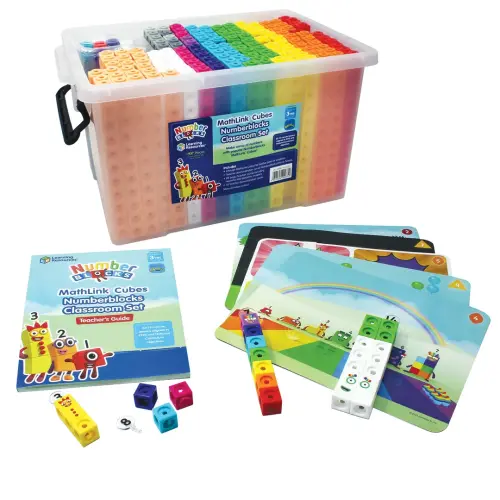 Learning Resources MathLink Cubes Numberblock - Assorted - Classroom Set