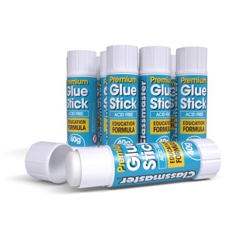 Classmaster Premium PVP Glue Sticks - 40g - Pack of 100
