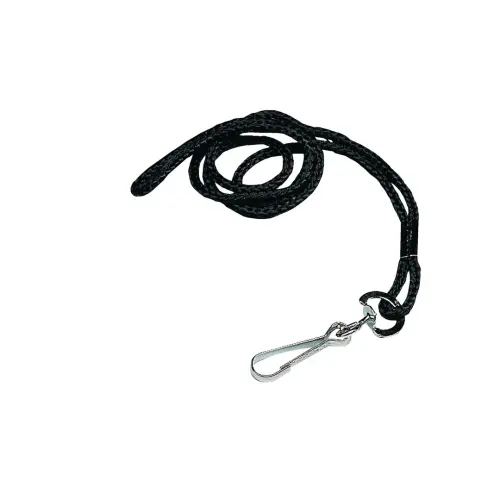 Black Woven Lanyard - 7 x 5 x 1cm - Each