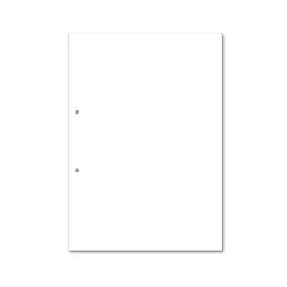 A4/297 x 210mm Plain Paper Exercise Refill Paper - 2 Hole Punched - 2500 Sheets/5 Reams - Pack of 5