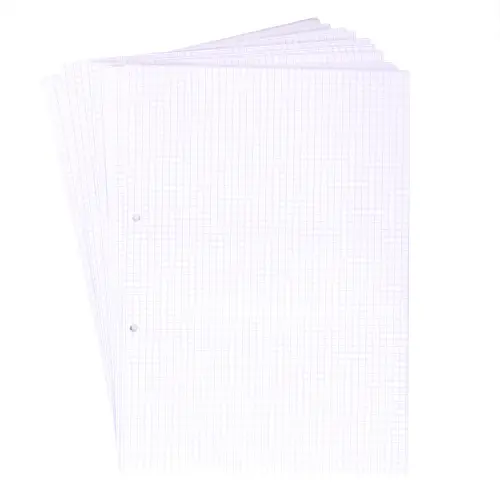 A4/297 x 210mm 5mm Squared Graph Maths Exercise Paper - 2 Hole Punched - 2500 Sheets/5 Reams - Pack of 5