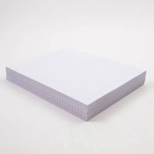 A4/297 x 210mm 8mm Ruled No Margin Exercise Refill Paper - Unpunched - 2500 Sheets/5 Reams - Pack of 5