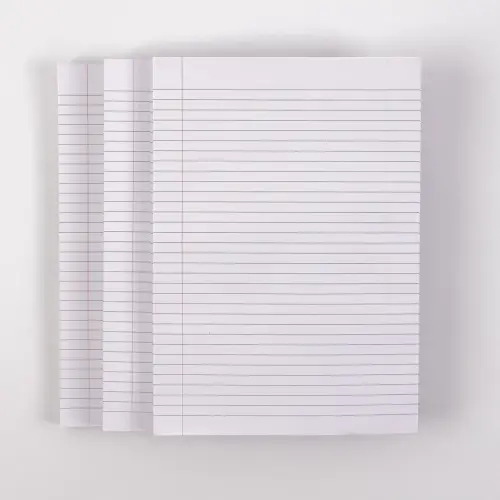 A4/297 x 210mm 8mm Ruled with Margin Exercise Refill Paper - Unpunched - 2500 Sheets/5 Reams - Pack of 5