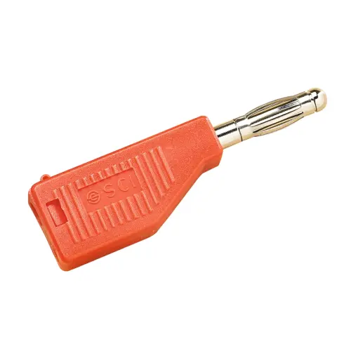 Red 4mm Stackable Plug - Pack of 10