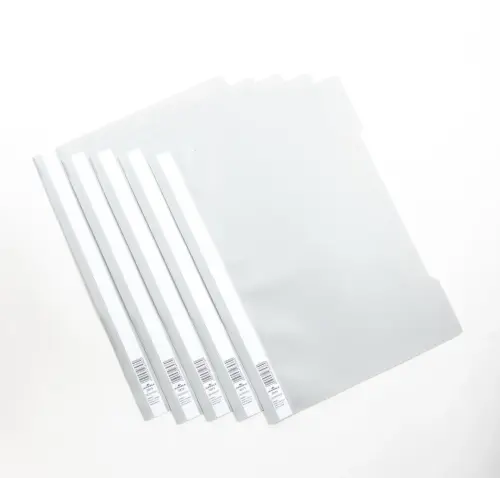 Grey A4 Polypropylene Unpunched Report File - Pack of 25