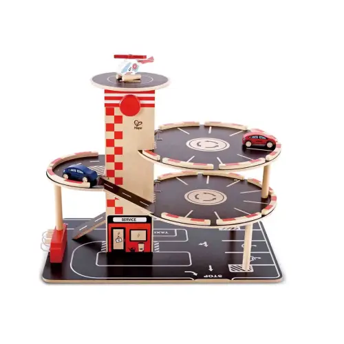 Wooden Hape Park & Go Garage - 435 x 240 x 520mm - Each