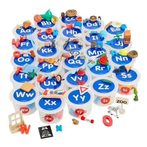 Lakeshore Alphabet Sounds Teaching Tubs -Assorted - Pack of 26