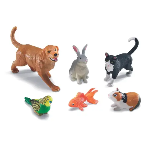 Learning Resources Jumbo Household Pets - Assorted - Pack of 6