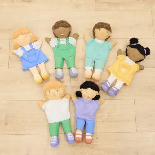 Diverse Emotion Puppets - 38cm - Assorted - Pack of 6