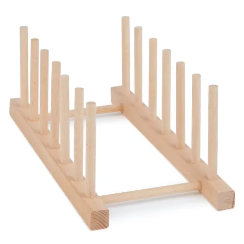 Wooden Threading Stand - 300 x 135 x 110mm - Each
