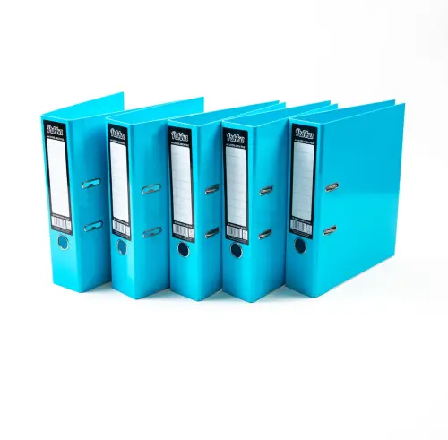 Pukka A4 Light Blue Lever Arch Files - 28 x 31 x 7cm - Pack of 10