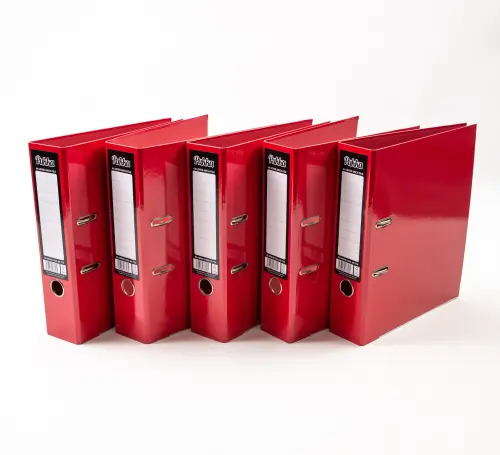 Pukka A4 Red Lever Arch Files - 28 x 31 x 7cm - Pack of 10