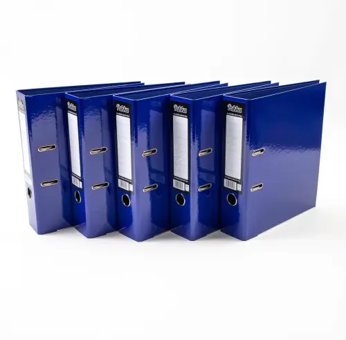 Pukka A4 Dark/Navy Blue Lever Arch Files - 28 x 31 x 7cm - Pack of 10