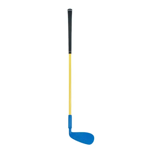 Tri-Golf Primary Age Left-Handed Golf Iron - Yellow/Blue - Shaft Length: 68cm - Each