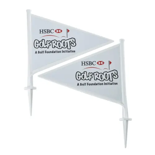 White Golf Flag - Supplied Without Stickers - Each