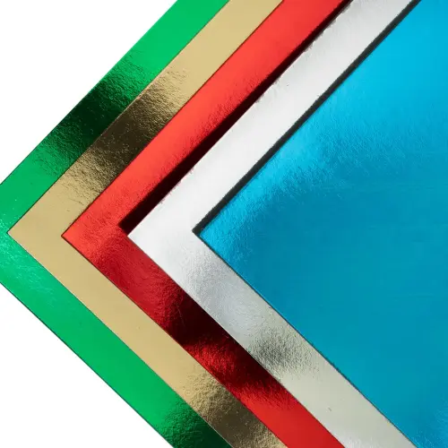 A4/297 x 210mm TutorCraft Metallic Paper - Assorted - Pack of 100