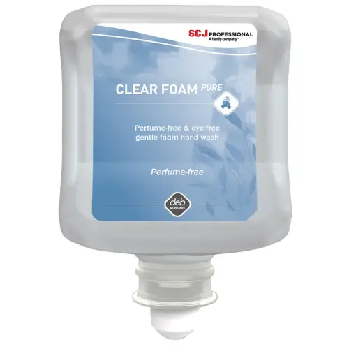 Deb Clear 1 Litre Perfume Free Foam Hand Wash - Pack of 6