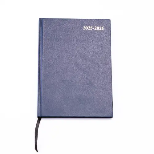 A5/210 x 148mm Blue Cover Week to View Academic Diary - July 2026/July 2027 - Each