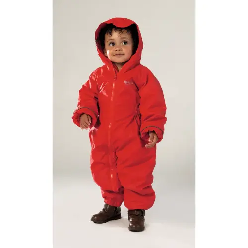 Red Full Length Zip Water Resistant Puddle Puddlesuit - 2-3 Years - Each