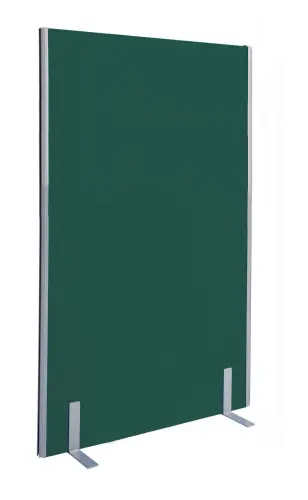 Spaceright Green SpaceDivider supplied with Button Feet & 2 x T Foot Plates - 1200 x1800mm - Each