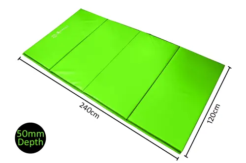 Sure Shot Foldable Mat - Green - 2.4m x 1.2m x 50mm - Each
