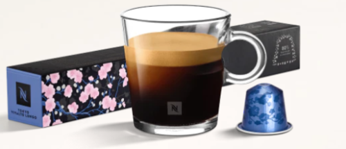 Nespresso Tokyo Lungo Coffee Capsules Sleeve (10)