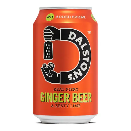 Dalston's Sparkling Ginger Beer Can (B Corp) 330ml x 24