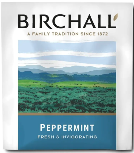 Birchall Peppermint Tea Plant Based Envelope Tea Bags x 250