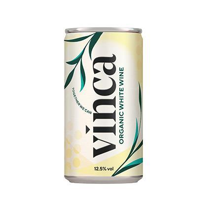 Vinca Organic White Wine in a can (Vegan) 187cl x 12