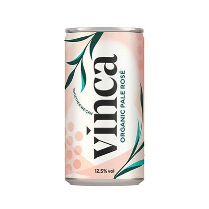 Vinca Organic Pale Rose Wine in a can (Vegan) 187cl x 12