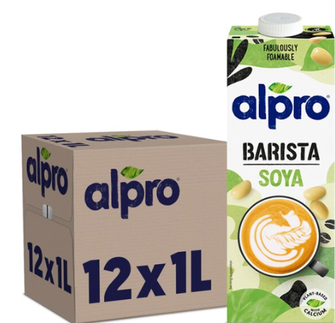 Alpro Barista Soya Milk Alternative 1L x 12