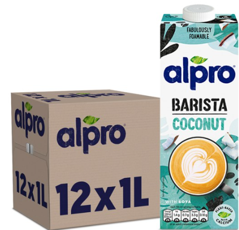 Alpro Barista Coconut Milk Alternative 1L x 12