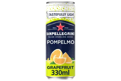 San Pellegrino Pompelmo Grapefruit 330ml Cans x 12