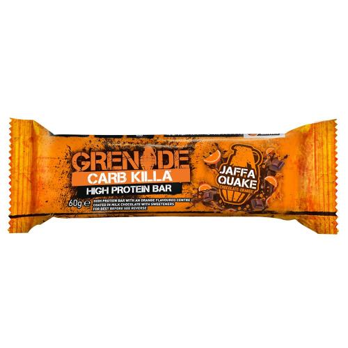 Grenade Carb Killa Jaffa Quake Protein Bar 60g x 12