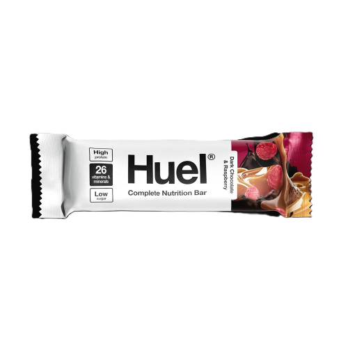 Huel Complete Nutrition Bar Chocolate & Raspberry (Vegan) (B Corp) 55g x 12