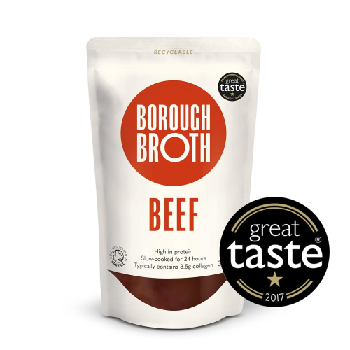 Borough Broth Organic Grass Fed Beef Bone Broth (B Corp) 324g x 10