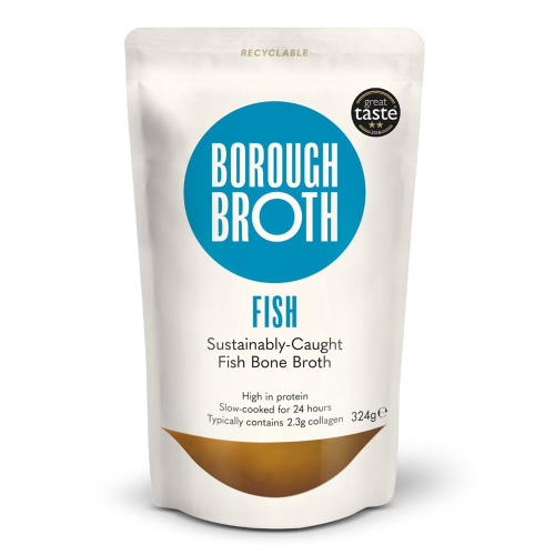 Borough Broth Sustainably Caught Fish Broth (B Corp) 324g x 10