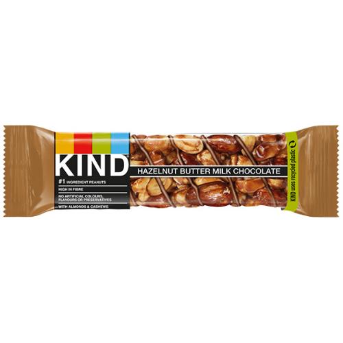 KIND Hazelnut Butter Milk Chocolate Bar (GF) 40g x 12