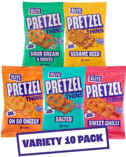 Olly's Snacks  Pretzel Selection 35g x 10