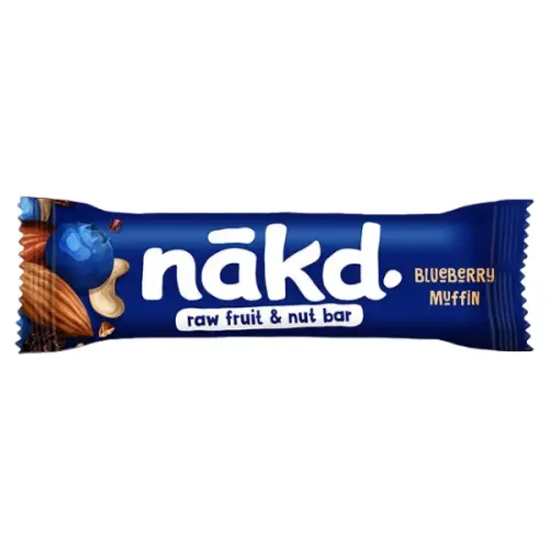 Nakd Blueberry Muffin Fruit & Nut Bar (Vegan & GF) 35g x 18