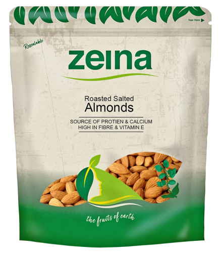 Zeina Roasted Salted Almonds 1kg