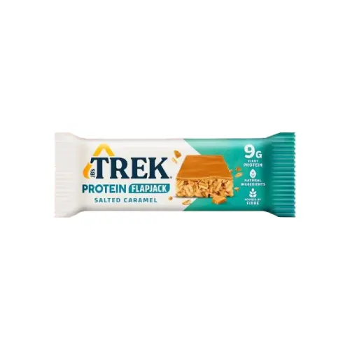 TREK Salted Caramel Protein Flapjack (GF) (Vegan) 50g x 16