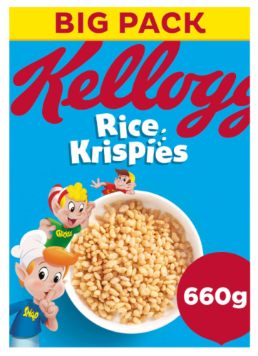 Kellogg's Rice Krispies Breakfast Cereal 660g